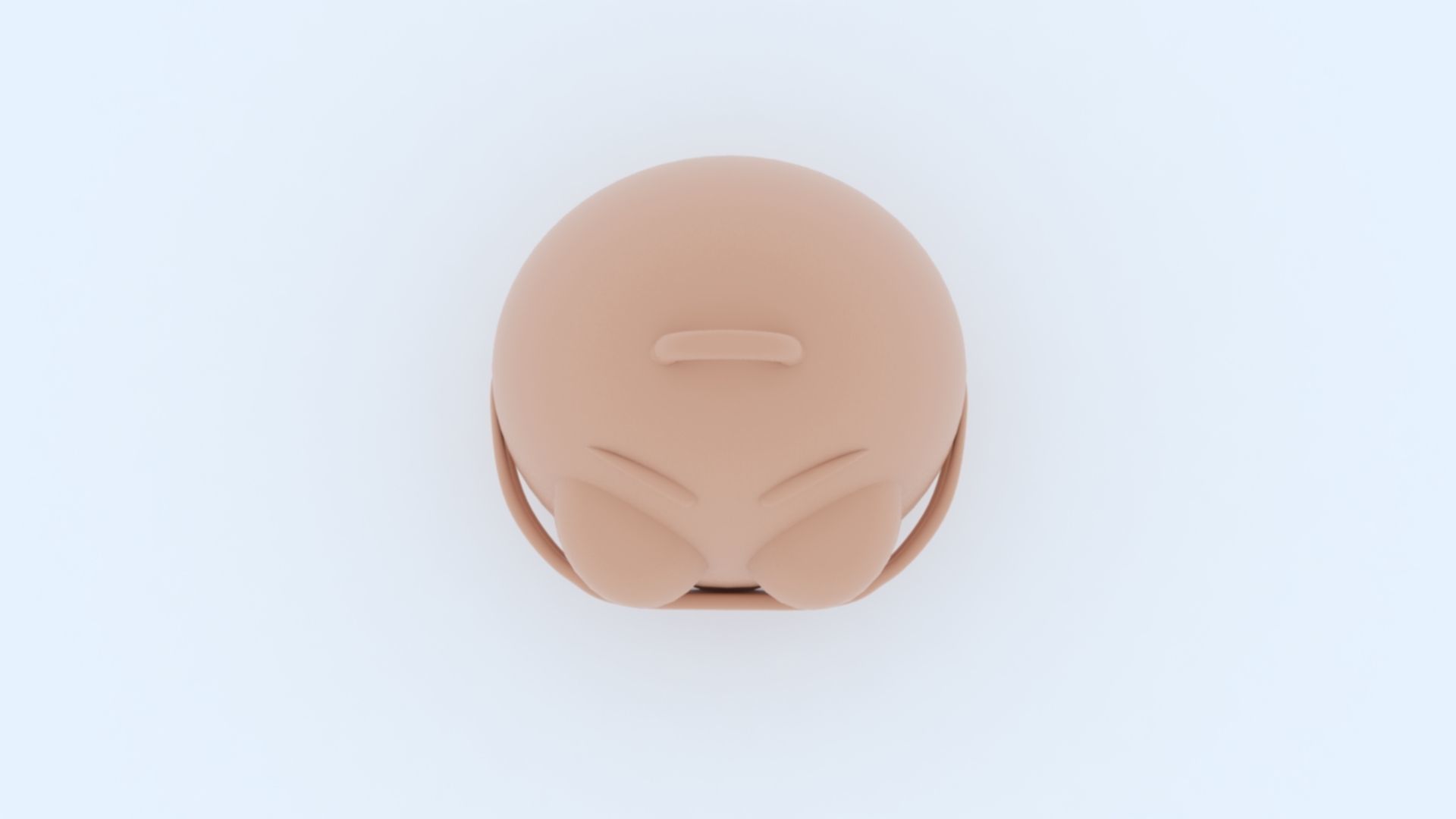 Mask Emoji KeyChain 3D print model_14