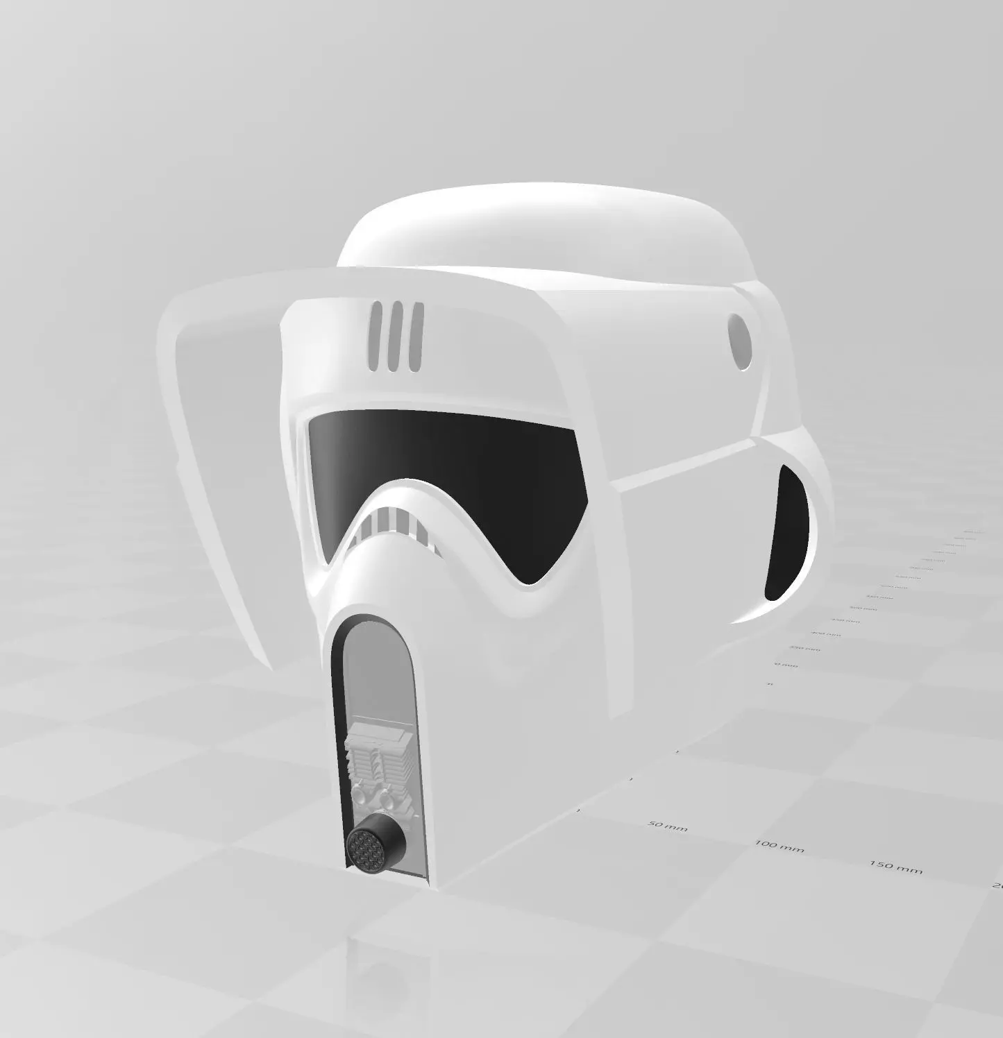 Star Wars Biker Scout Trooper Helmet Cosplay 3D print model