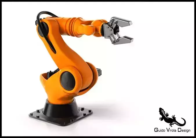 Industrial robot 3D model