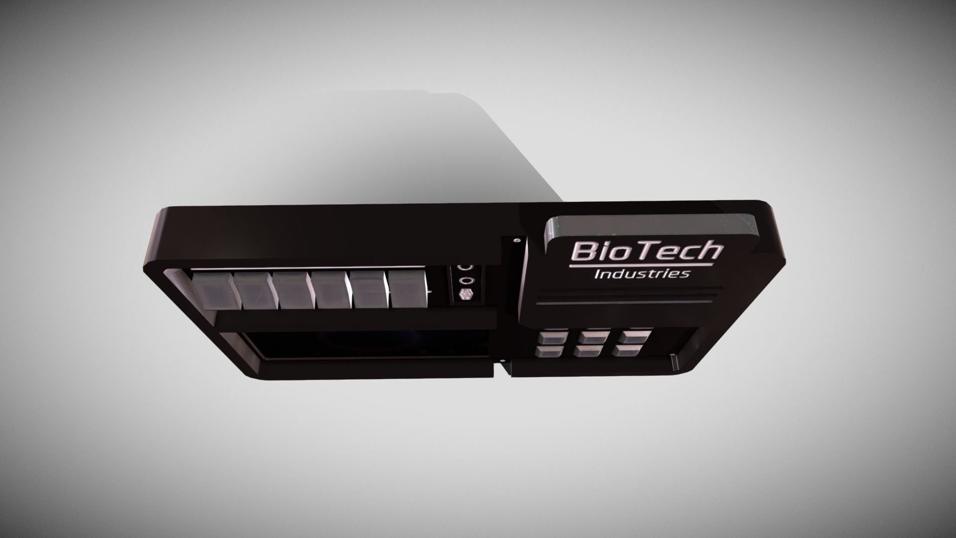 Sci-fi Control Panel Low-poly 3D model_4