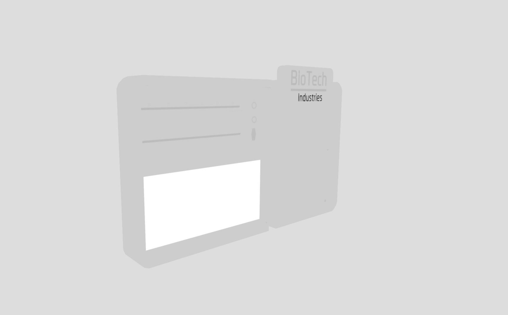 Sci-fi Control Panel Low-poly 3D model_10