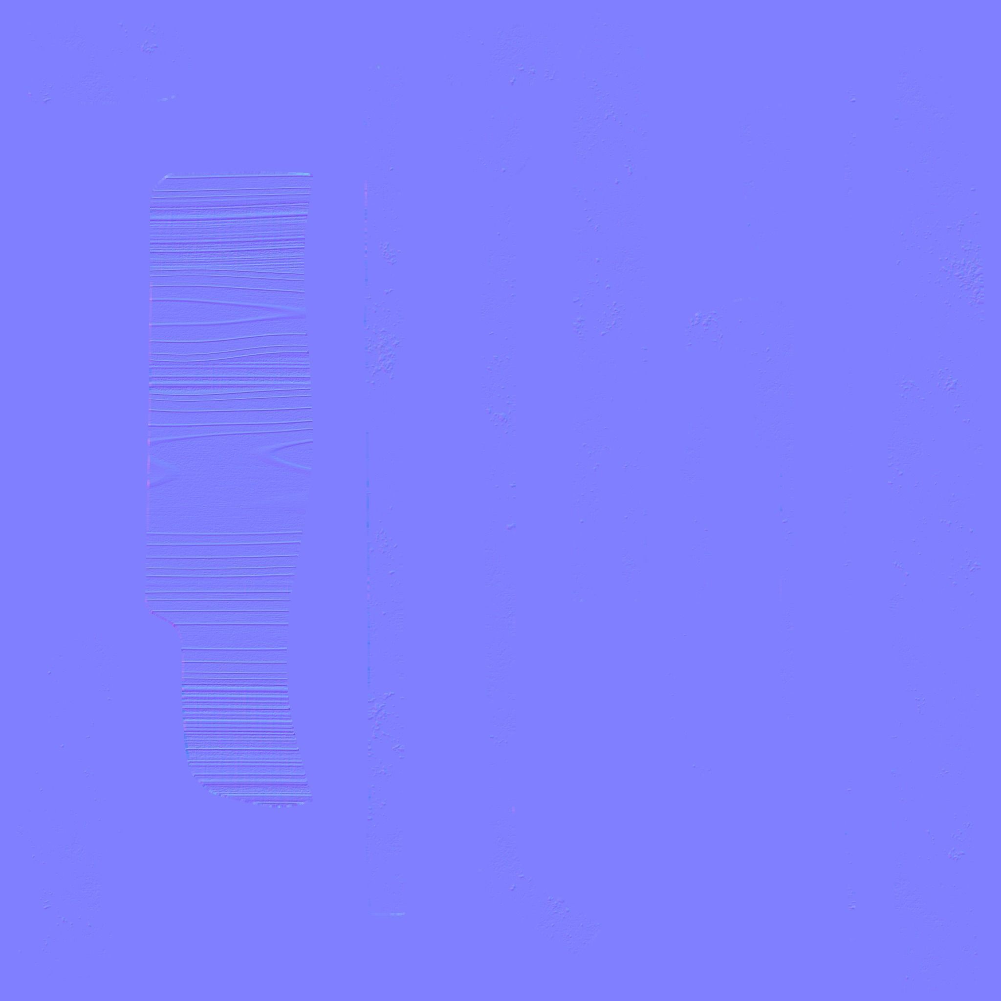 German WW1 bayonet Low-poly 3D model_13