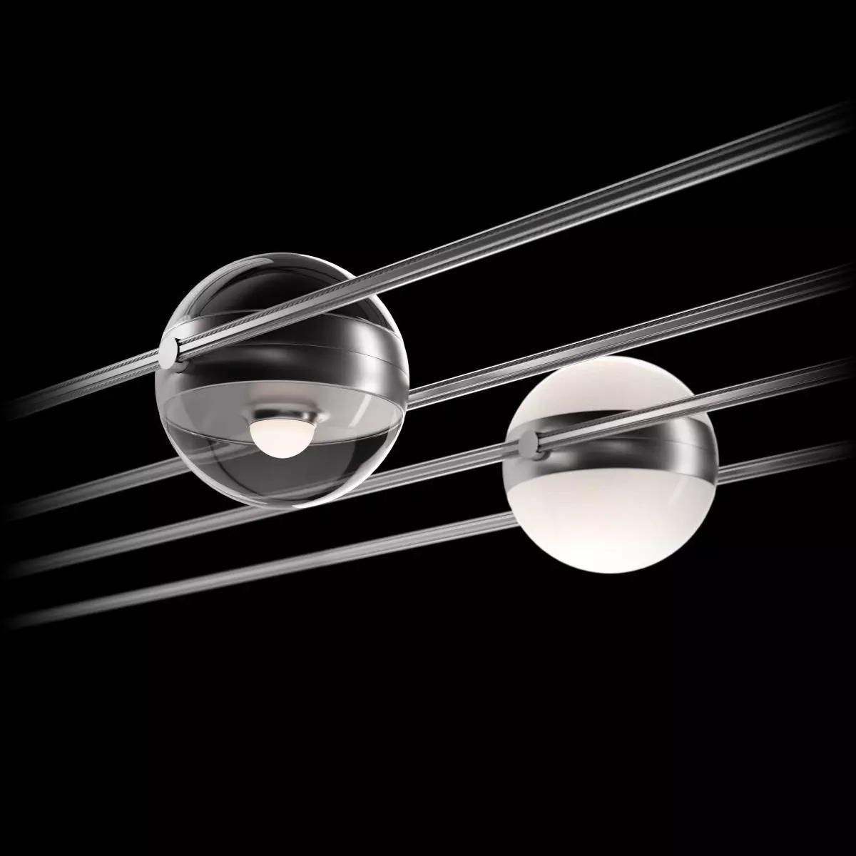 miniTensoSferico two glass spheres 3D model