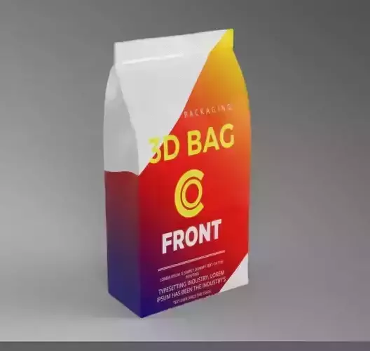 Food Bag Low-poly 3D model