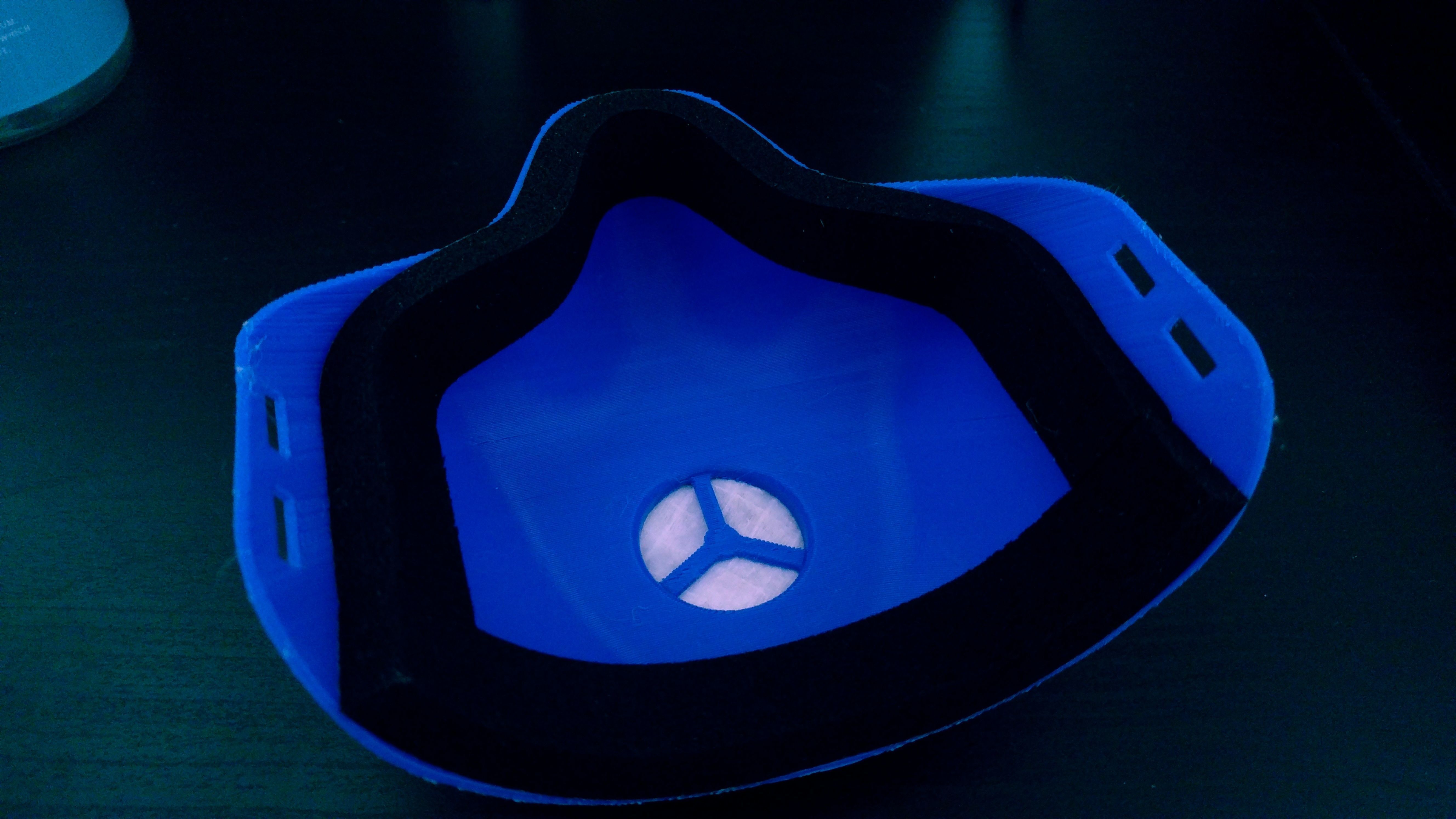 NEOPMask - 3D Printable mask with exchangeable filter - Base Free 3D print model_4