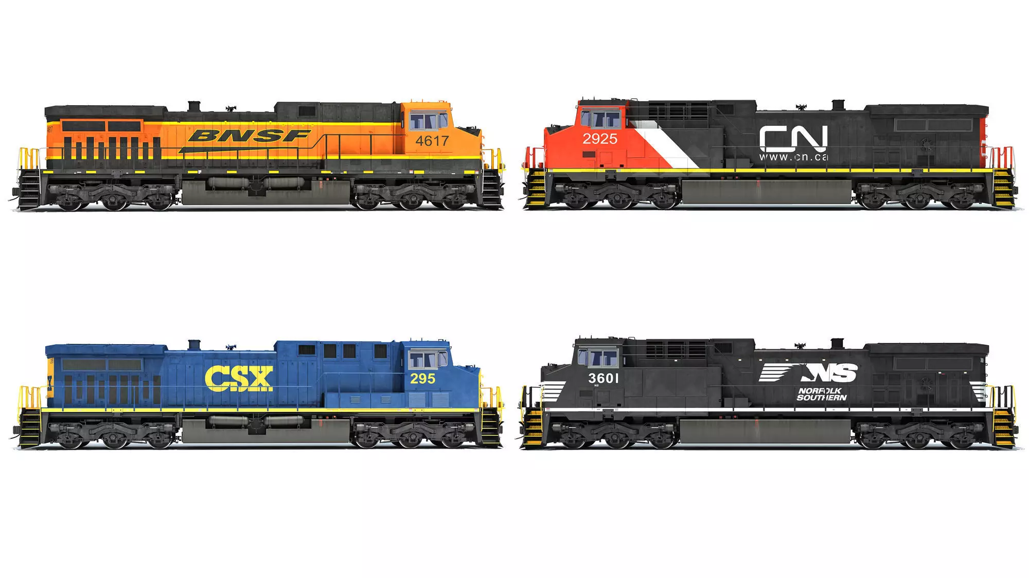 Locomotive 3D Models 3D Model Collection_0