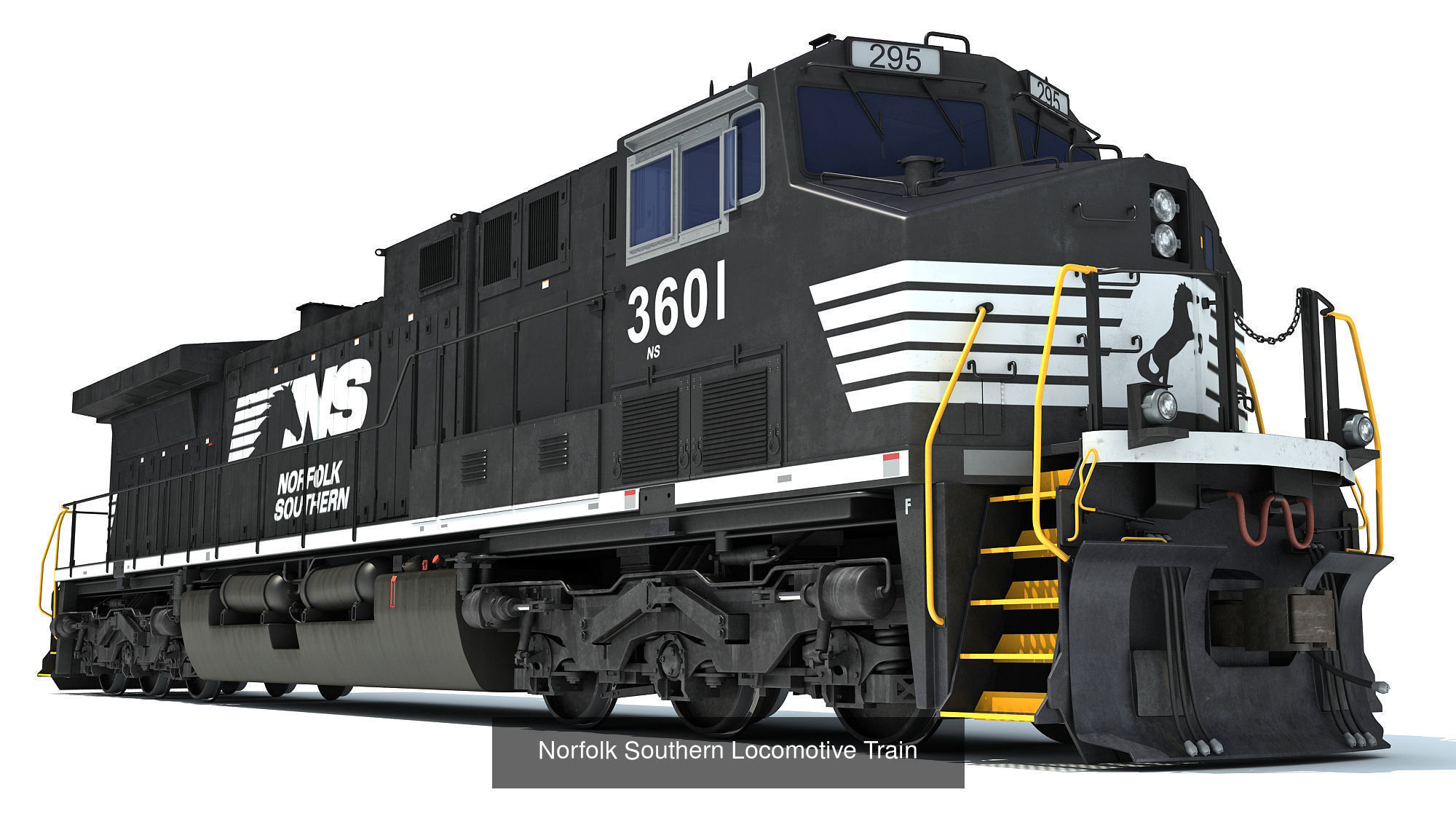 Locomotive 3D Models 3D Model Collection_3