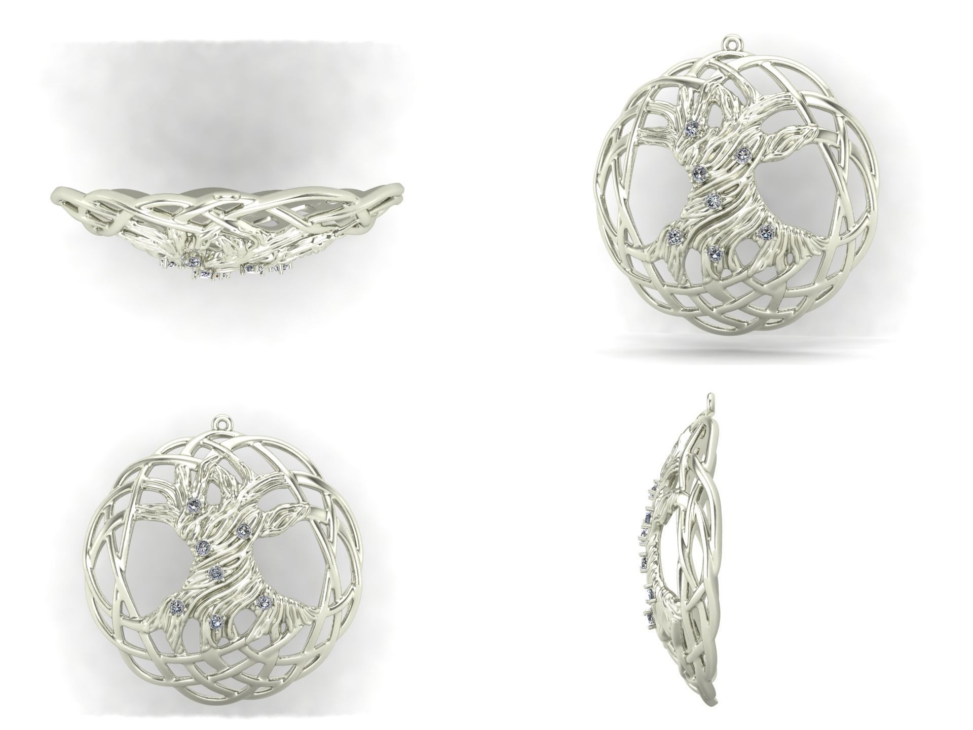 Pendant akr4 3D print model 3D print model_5