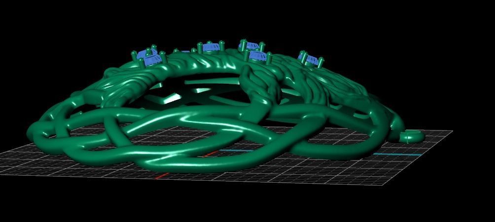 Pendant akr4 3D print model 3D print model_10