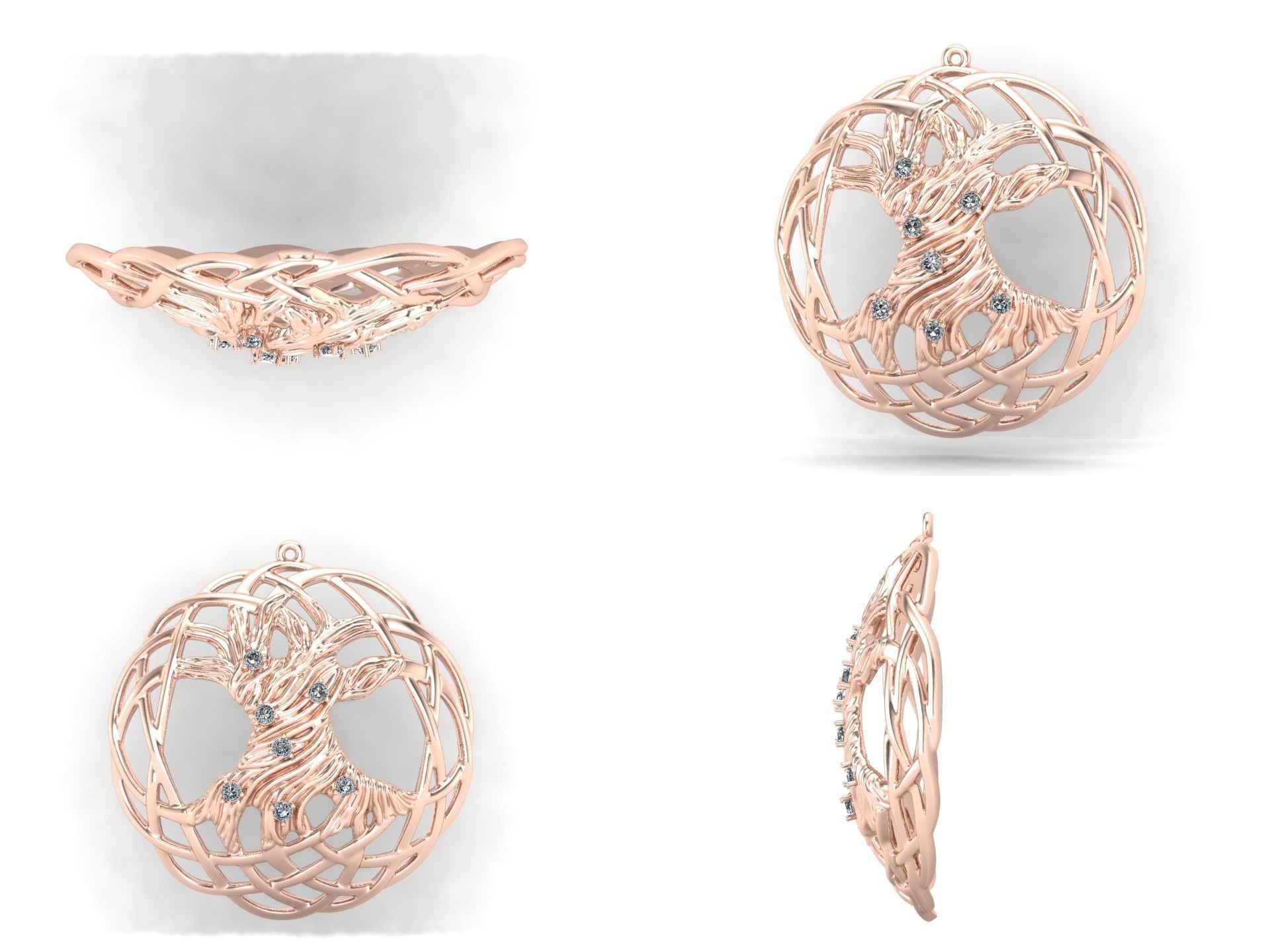 Pendant akr4 3D print model 3D print model_3