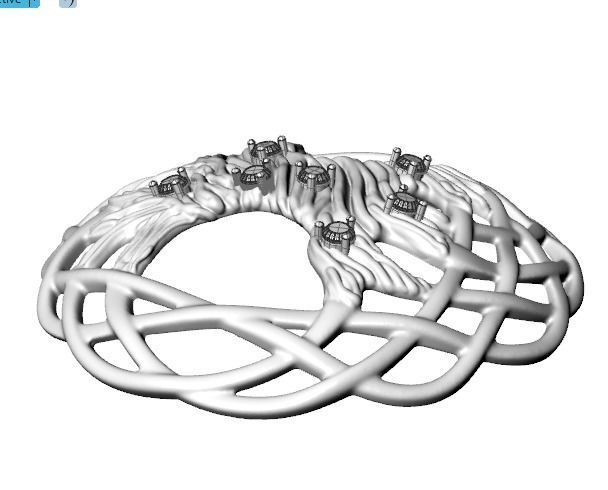 Pendant akr4 3D print model 3D print model_7