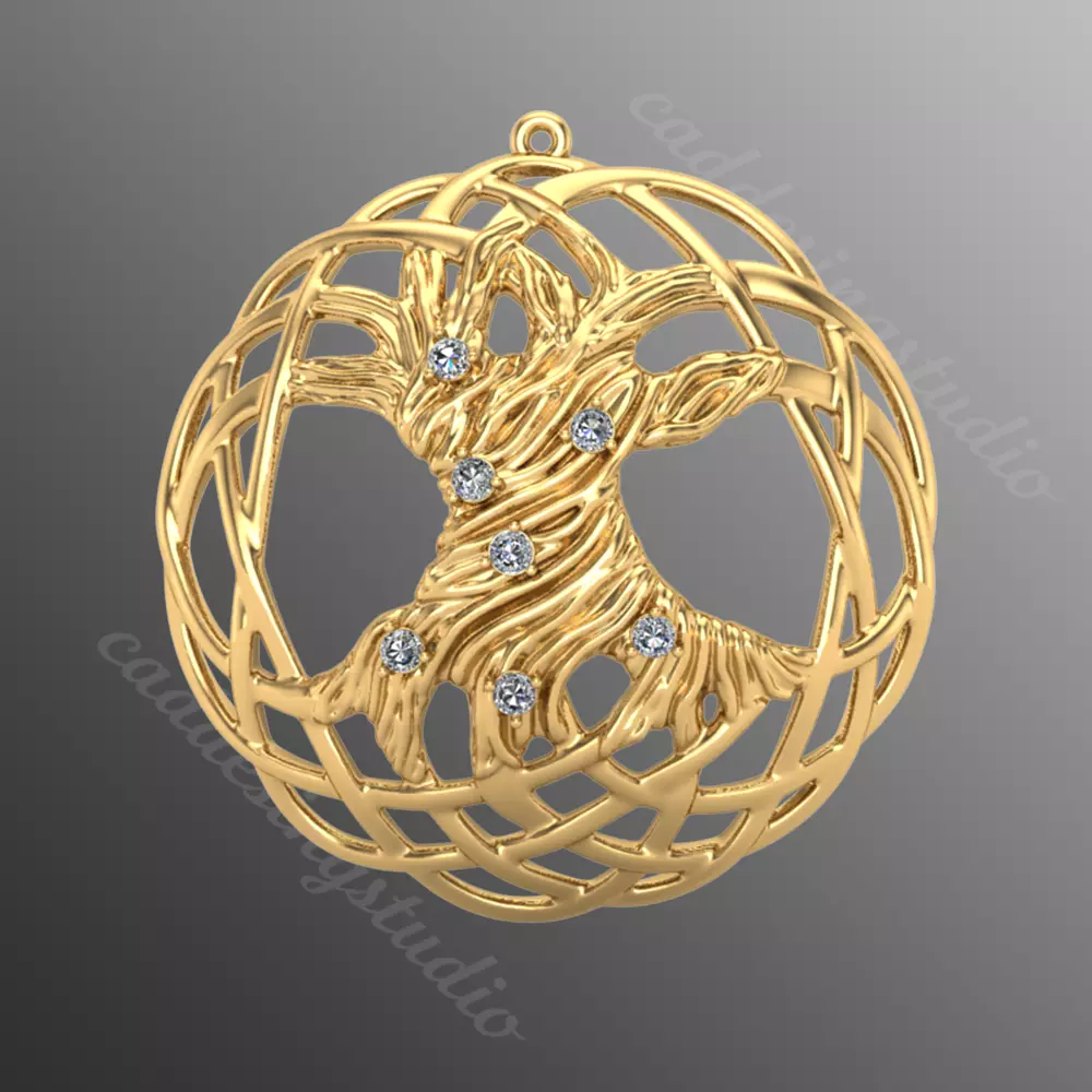 Pendant akr4 3D print model 3D print model_0