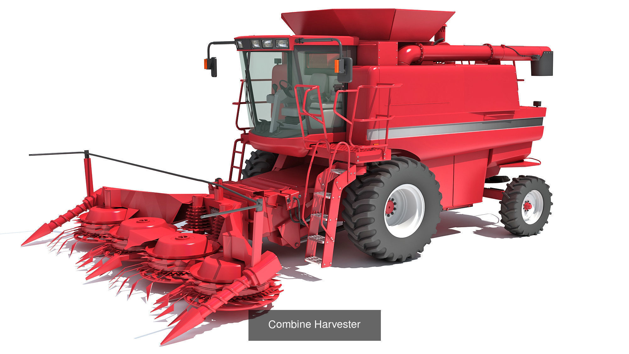 Combine Harvester 3D Models 3D Model Collection_3