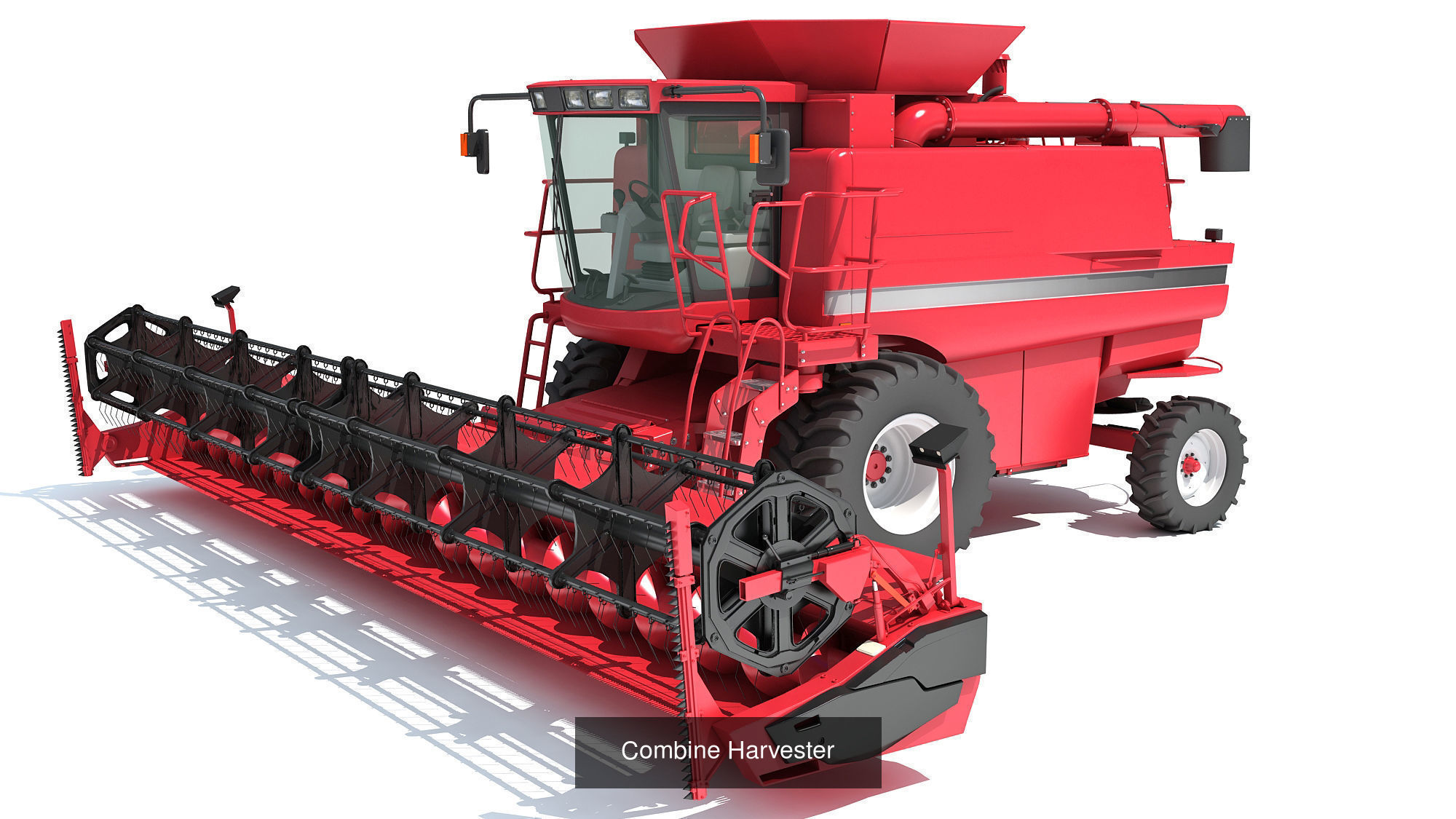 Combine Harvester 3D Models 3D Model Collection_6