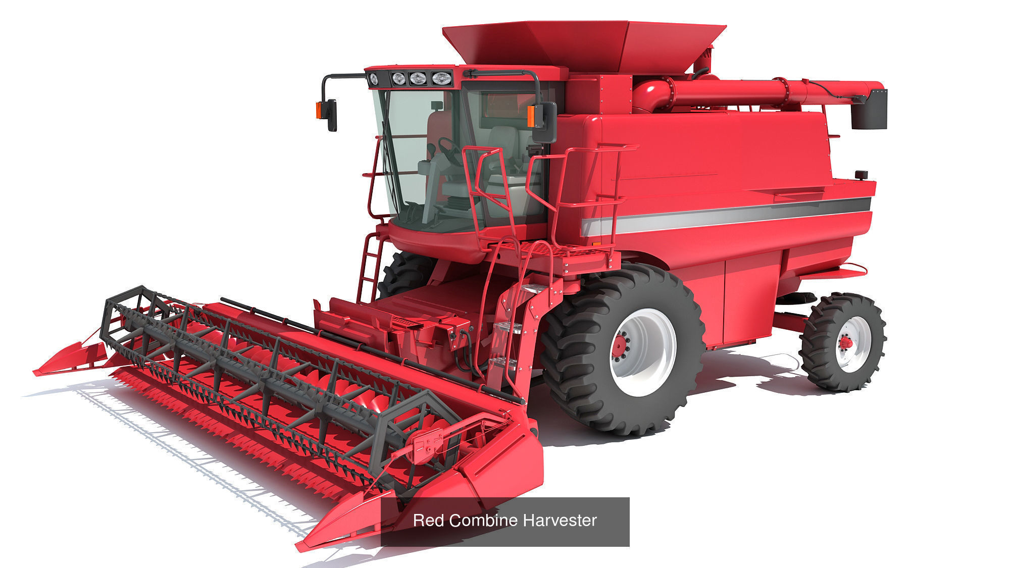 Combine Harvester 3D Models 3D Model Collection_5