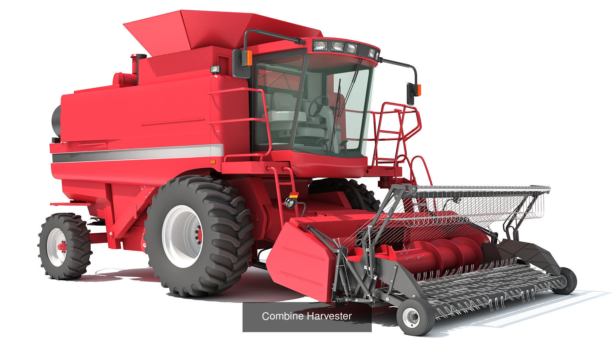 Combine Harvester 3D Models 3D Model Collection_2
