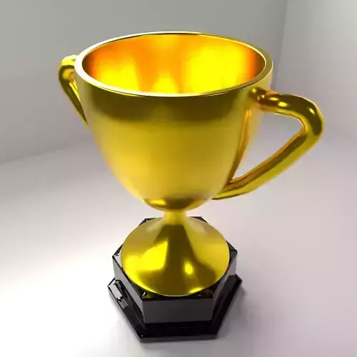Gold Trophy 3D model