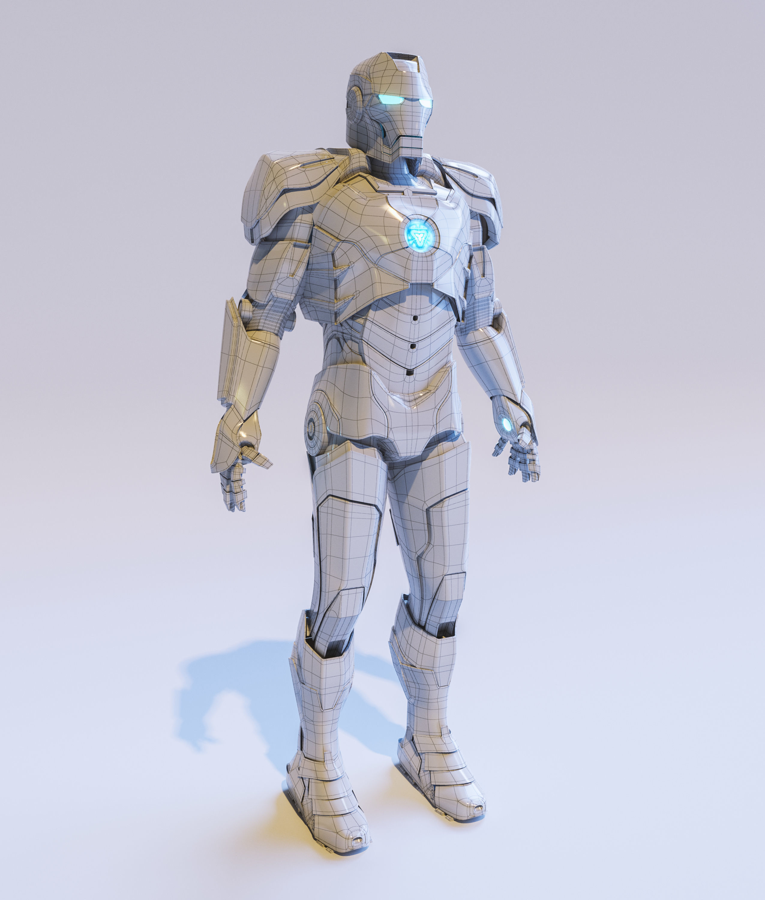 IronMan avengers iron man Free low-poly 3D model_5