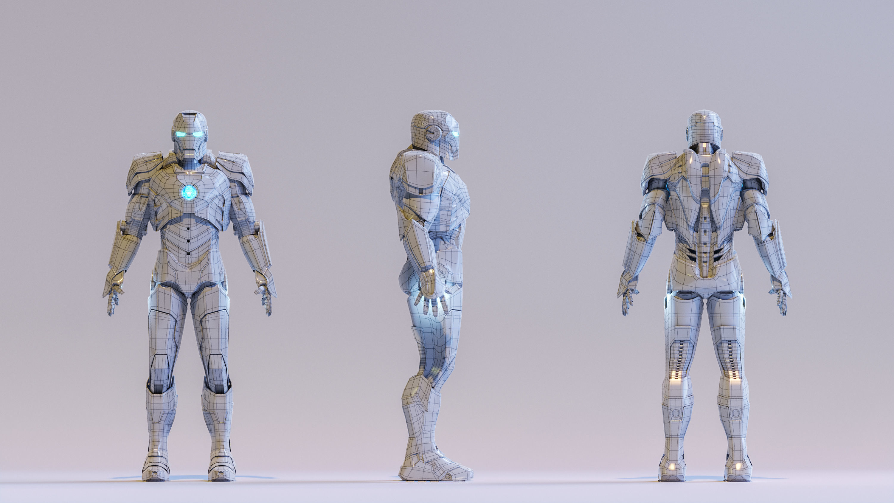 IronMan avengers iron man Free low-poly 3D model_2