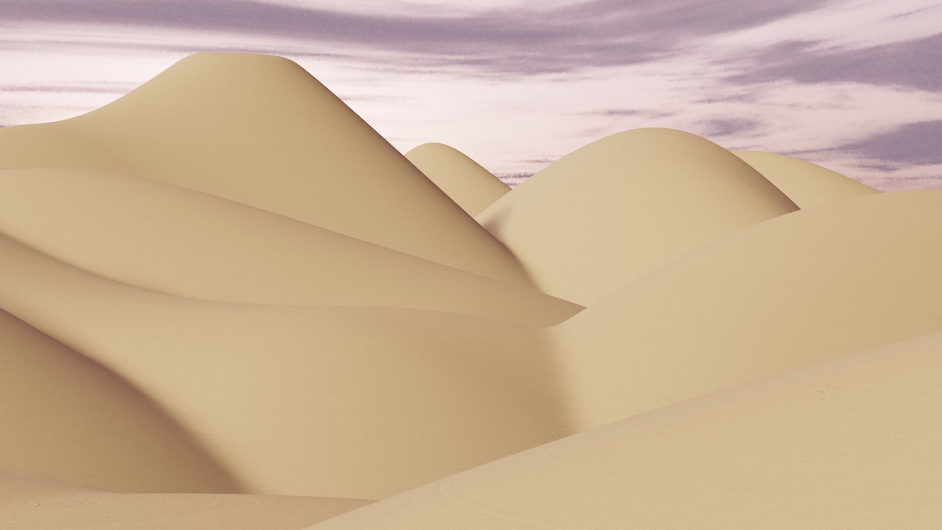 Desert sand dunes in 3D model_5