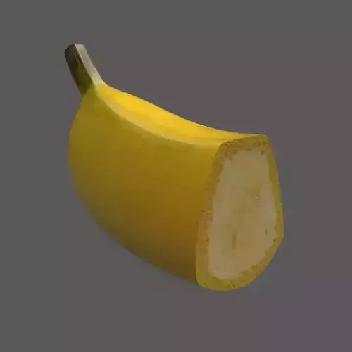Banana half 