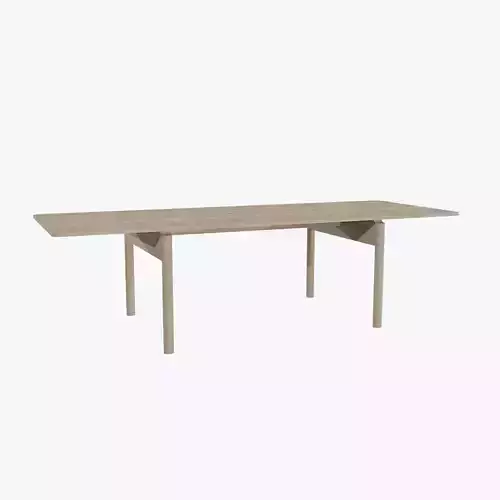 POST TABLE-oak soap treated