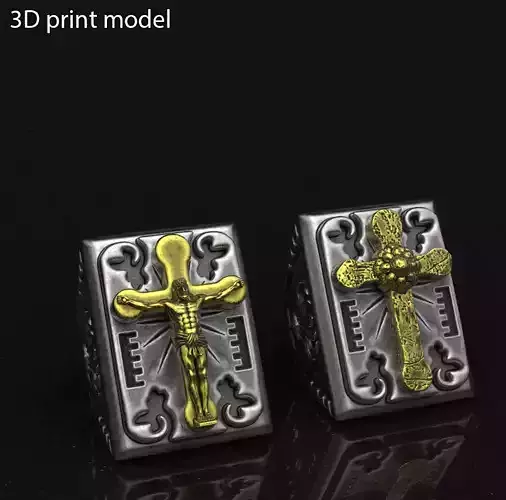 ring jewelry Jesus cross vol2 