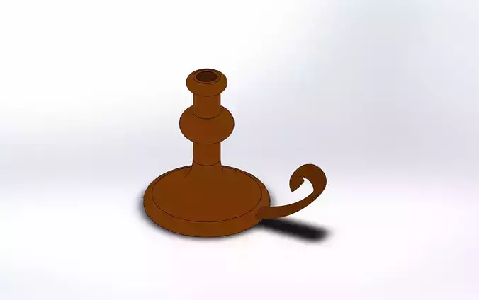 Candlestick 3D printing solidworks part