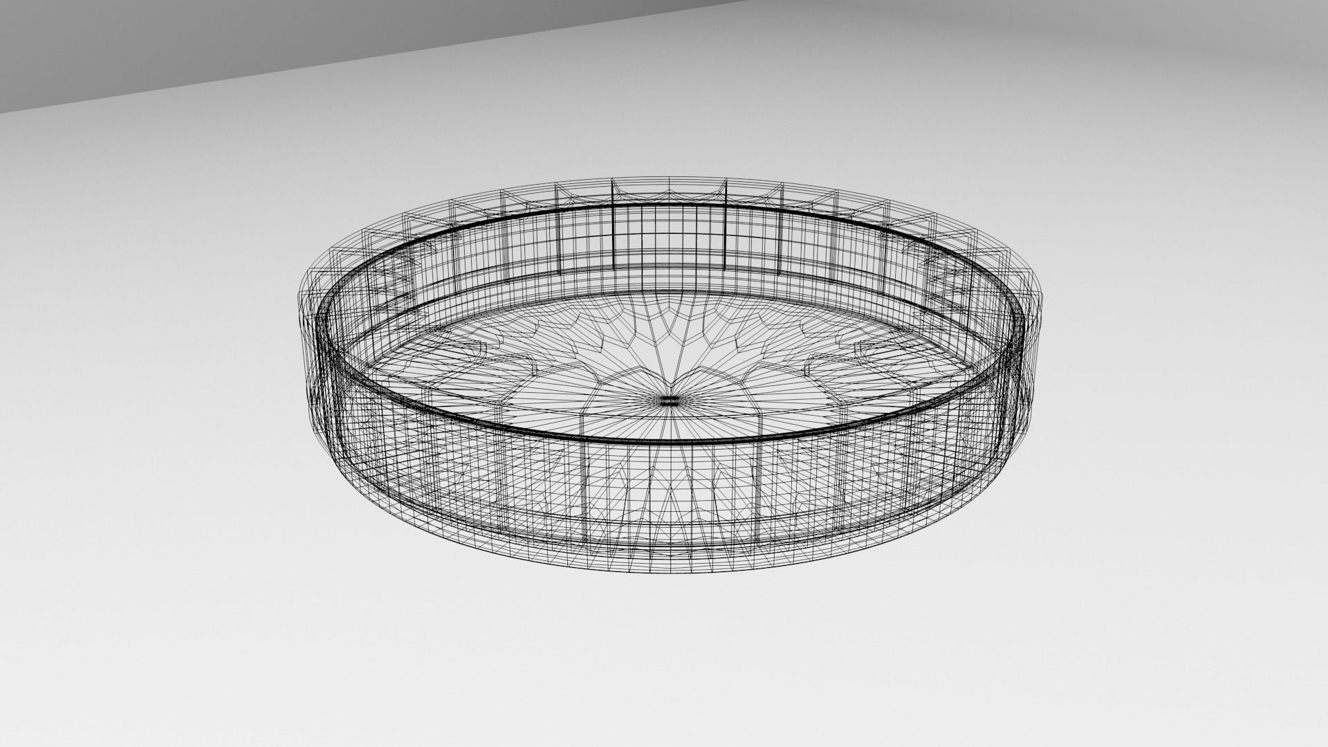 Glass Petri Dish 3D model_4