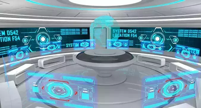 Sci Fi Room 3D model
