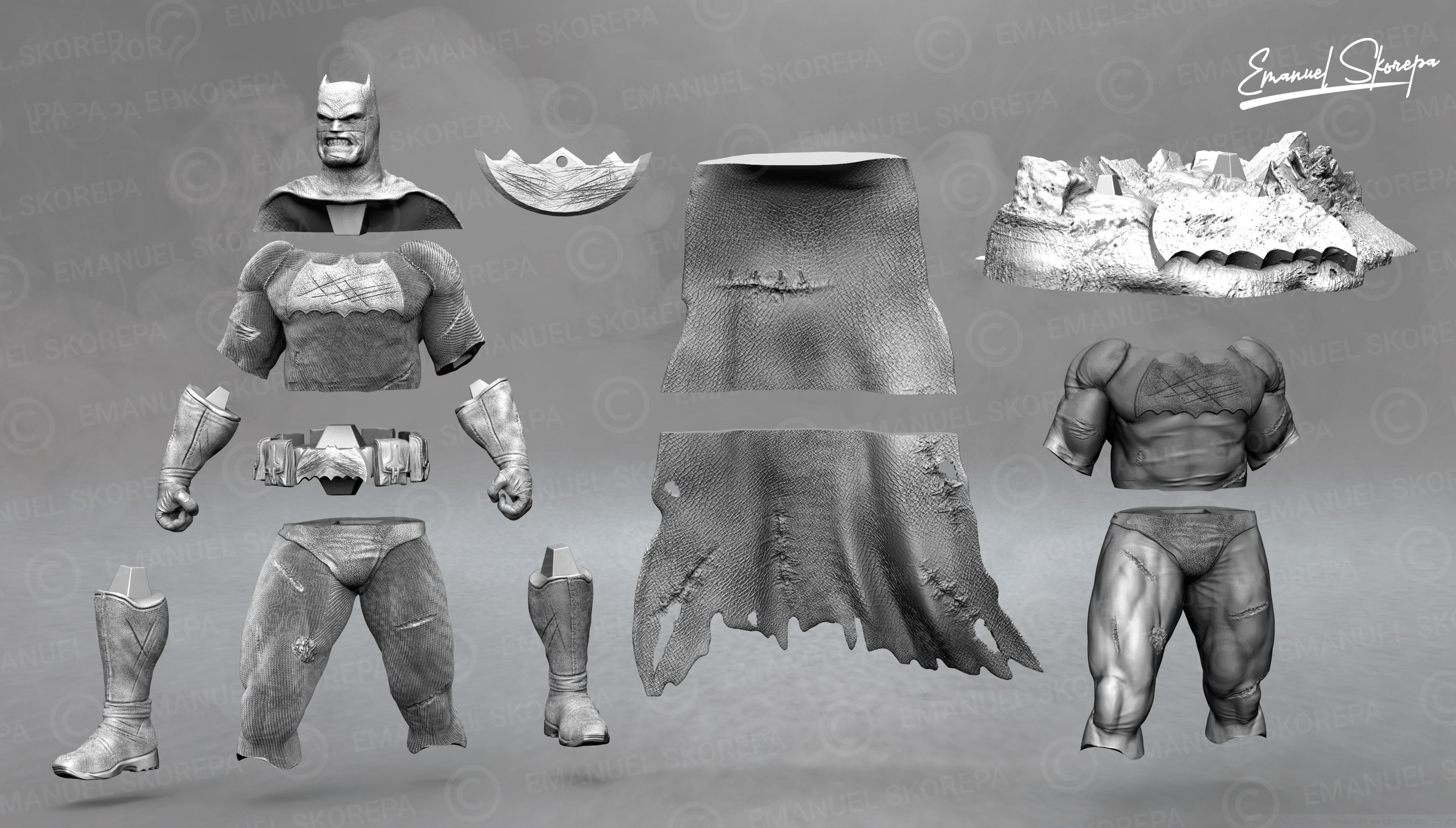 Batman The Dark Knight Return 3D Printable 3D print model_2