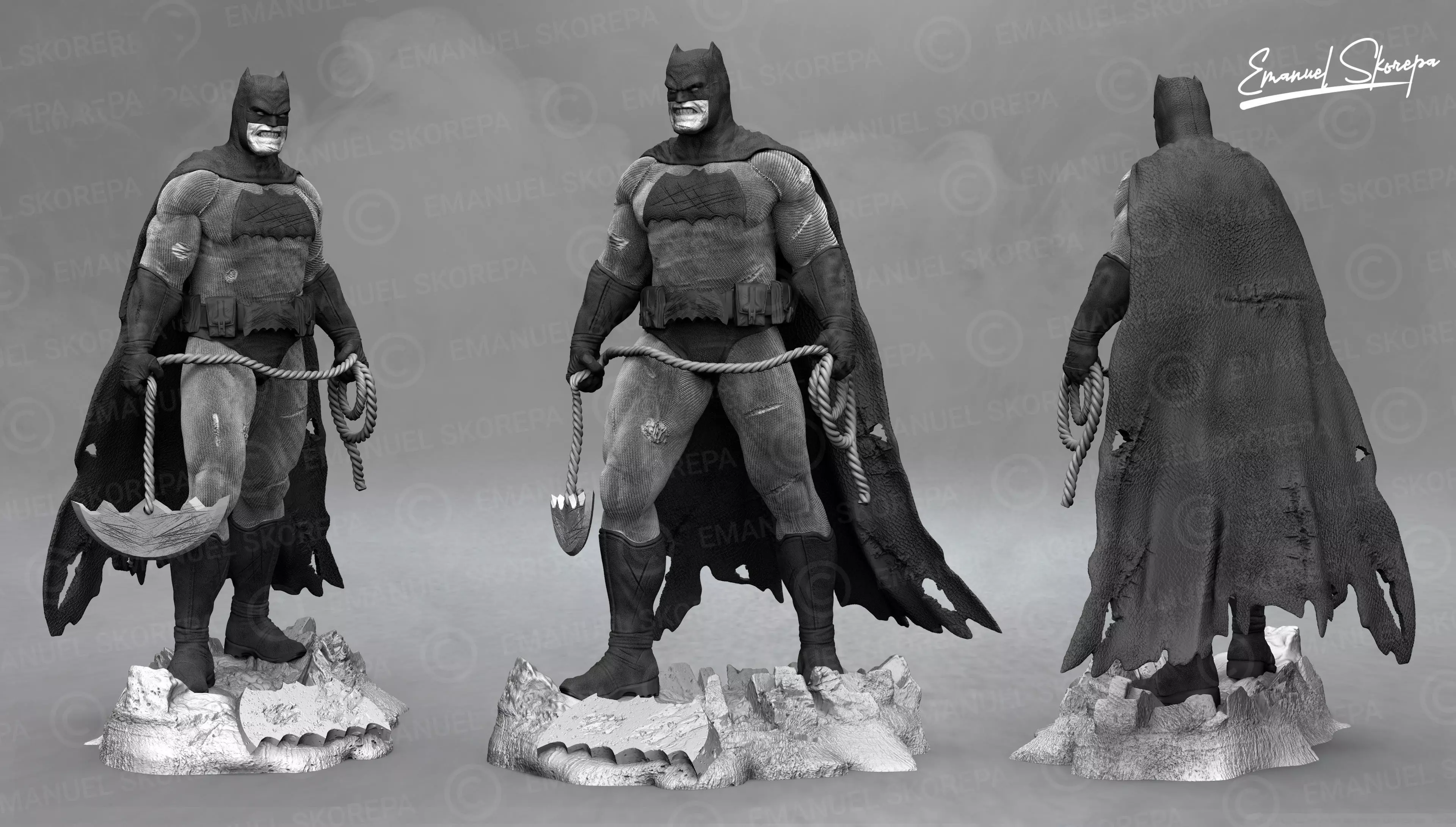 Batman The Dark Knight Return 3D Printable 3D print model_0