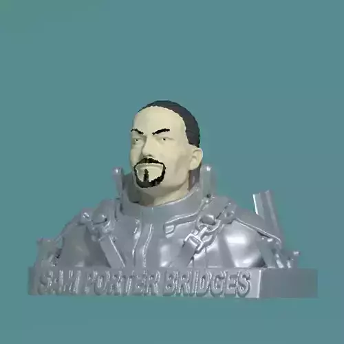 BUST OF SAM PORTER BRIDGES 3D print model