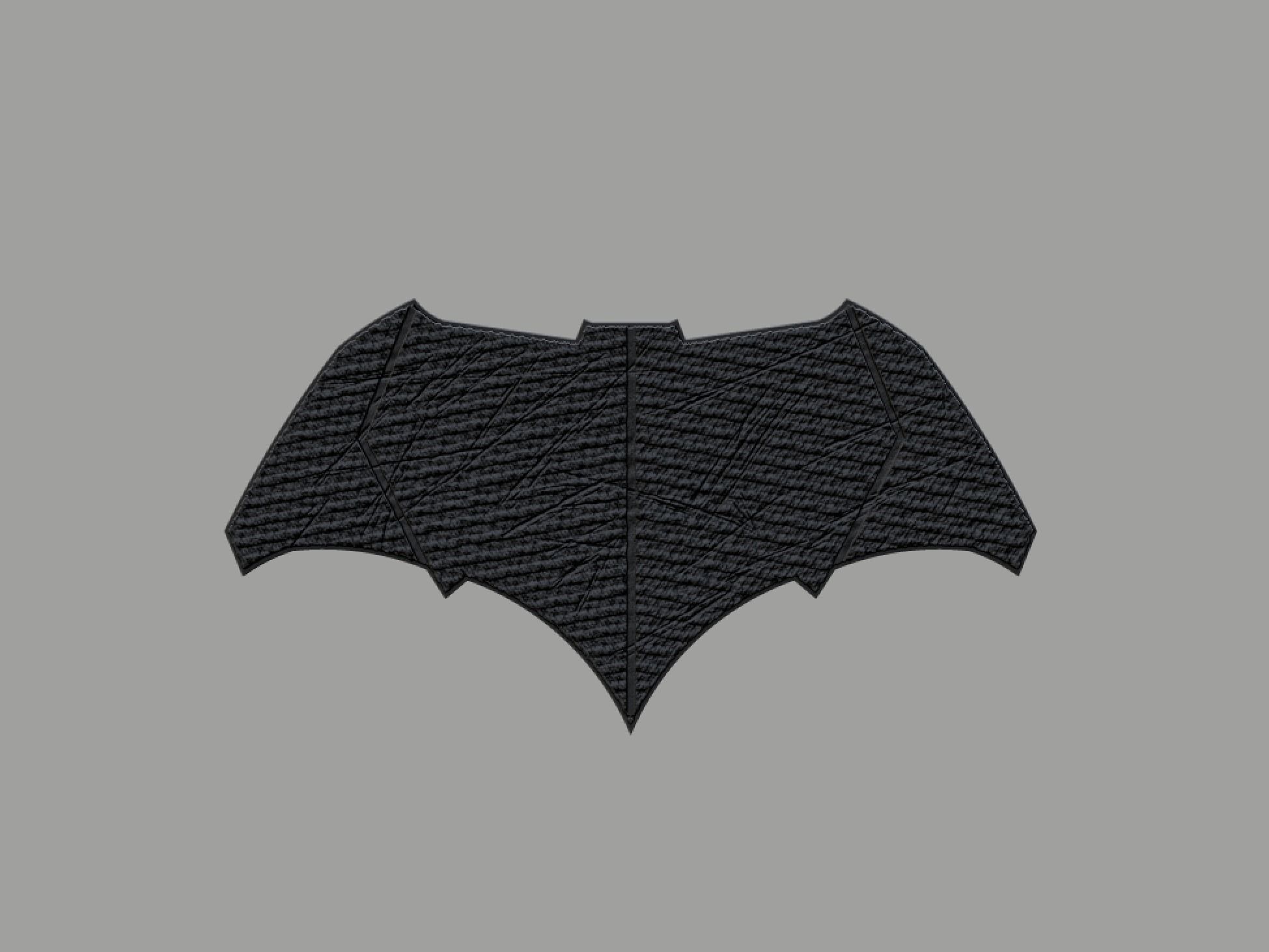 Batman Batfleck Chest Symbol Emblem 3D print model_1