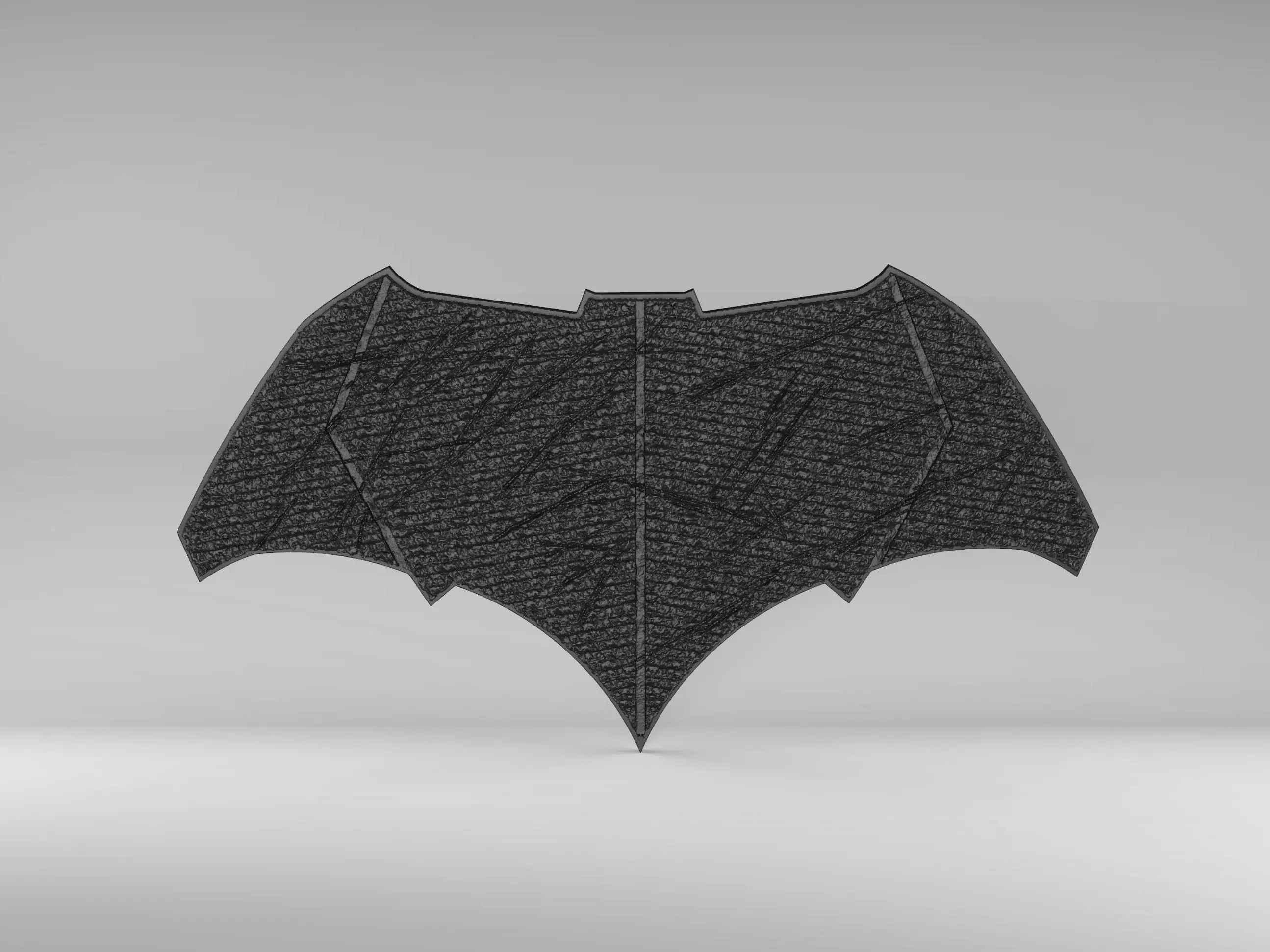 Batman Batfleck Chest Symbol Emblem 3D print model_0