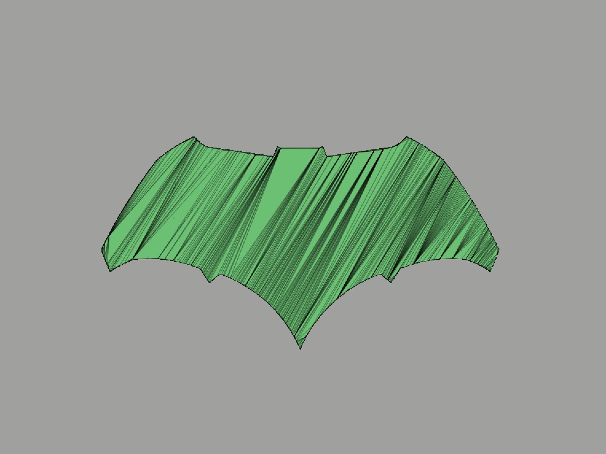 Batman Batfleck Chest Symbol Emblem 3D print model_4