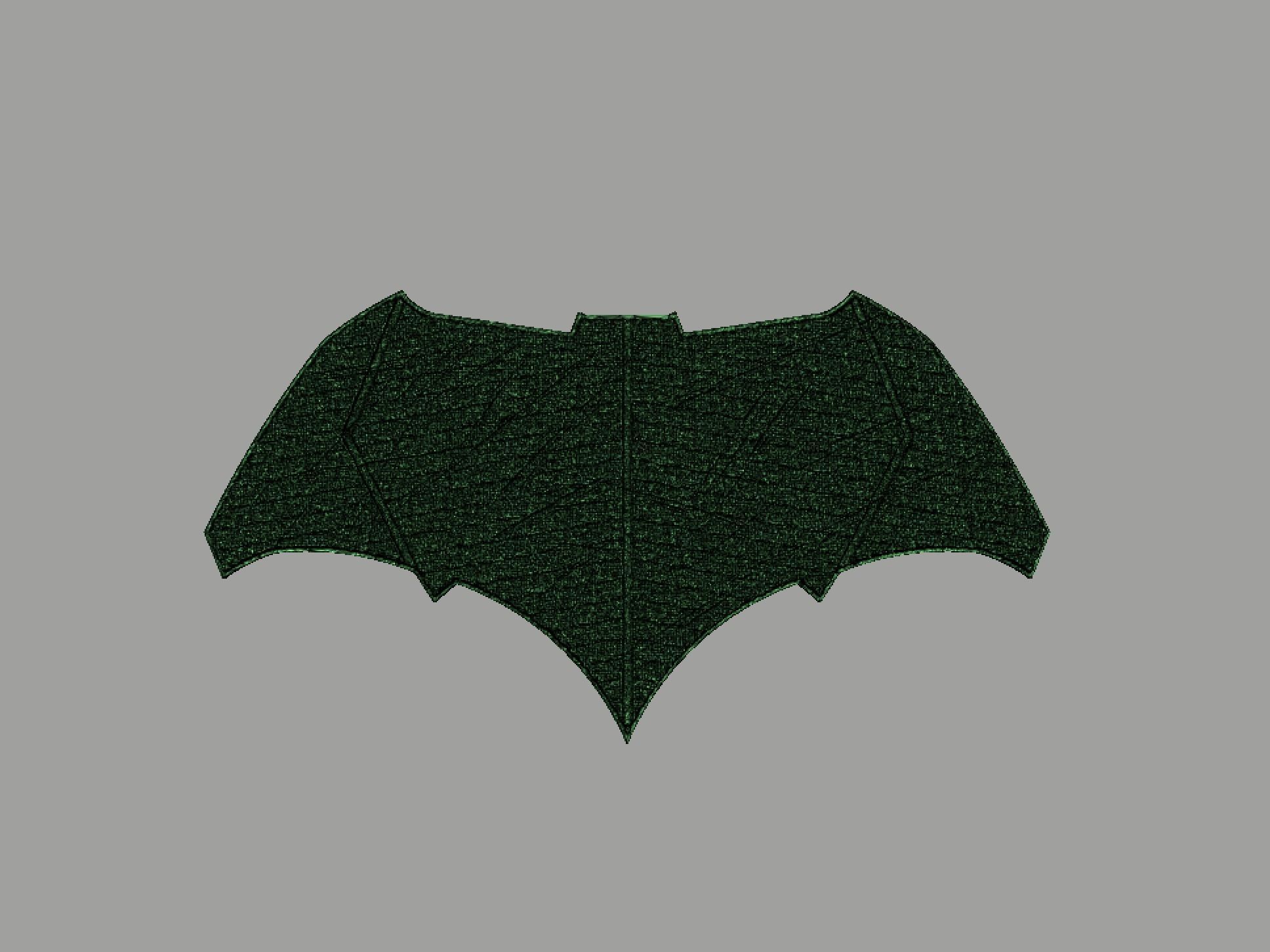 Batman Batfleck Chest Symbol Emblem 3D print model_5