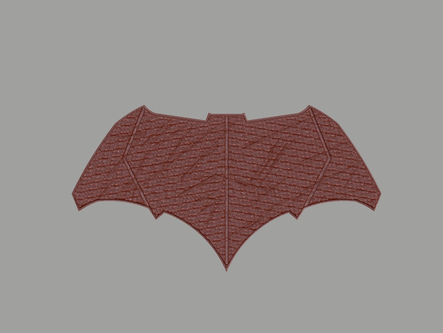 Batman Batfleck Chest Symbol Emblem 3D print model_2