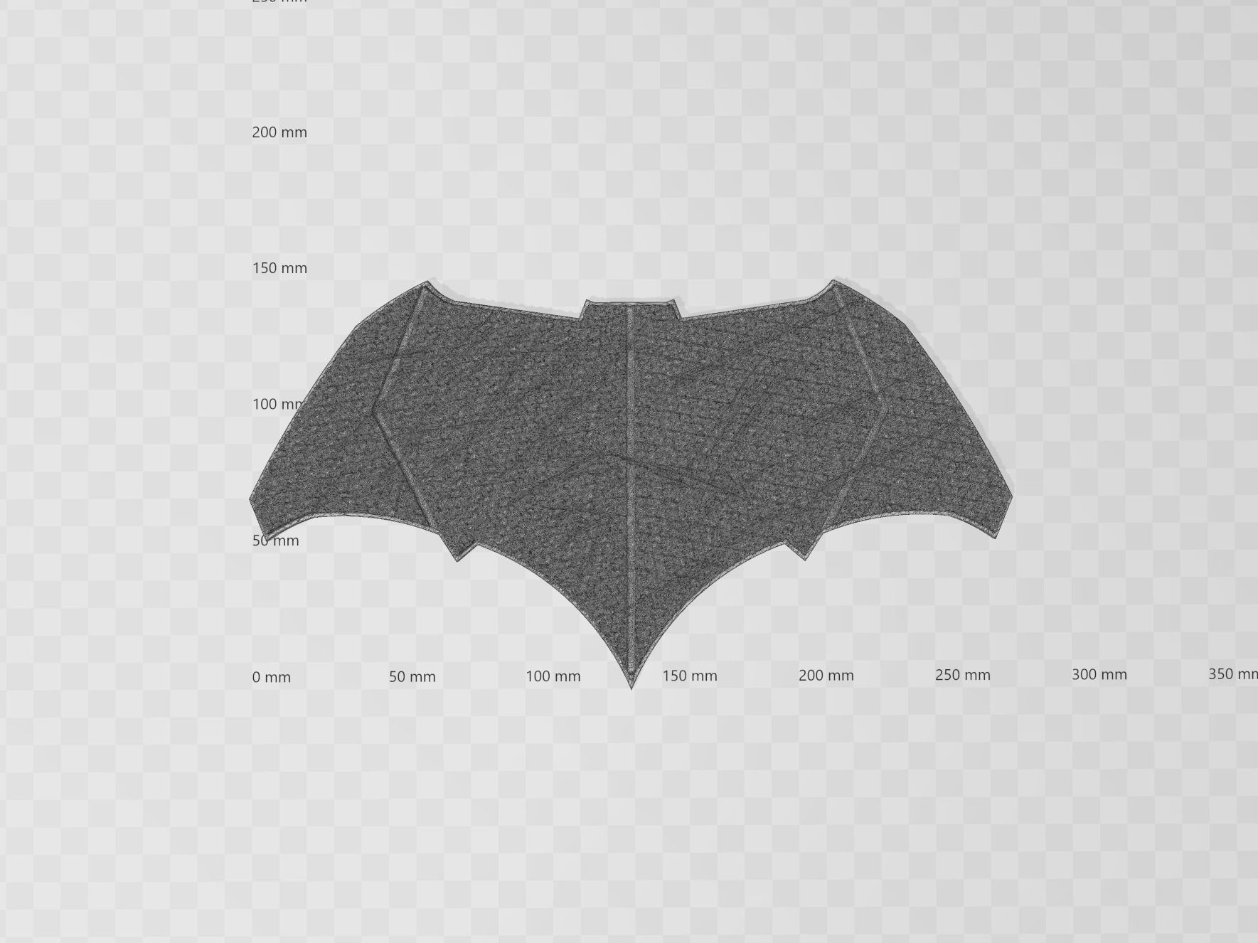 Batman Batfleck Chest Symbol Emblem 3D print model_7