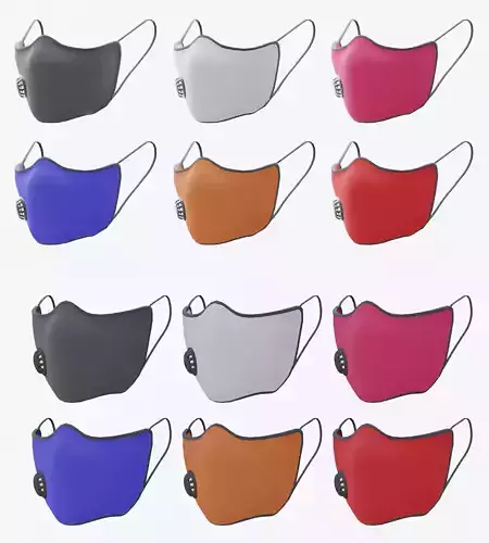 Male and female modern face mask