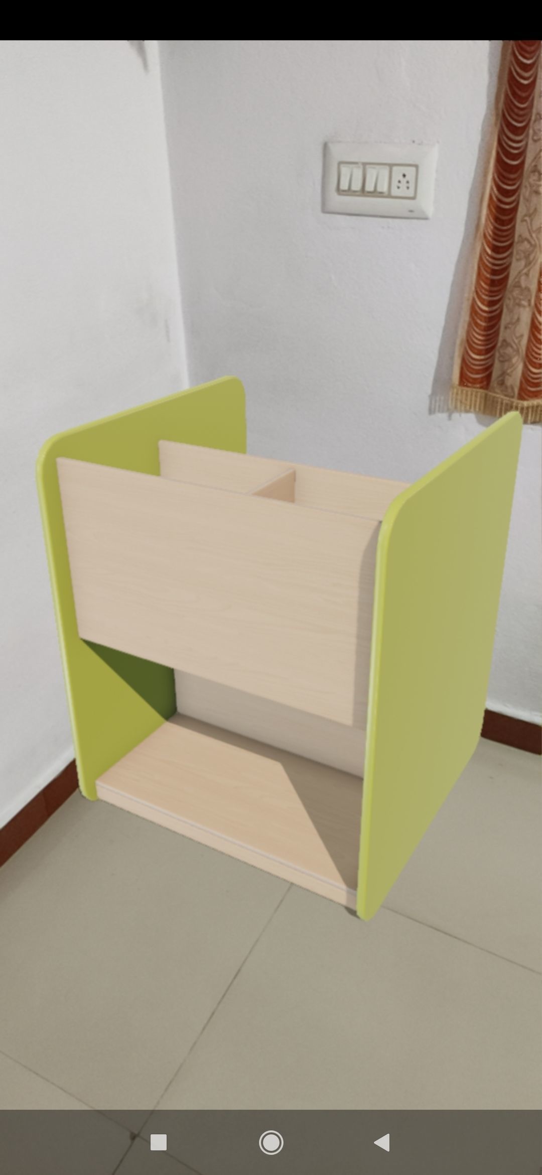 MaxiBacUp With Bench Green Low-poly 3D model_5