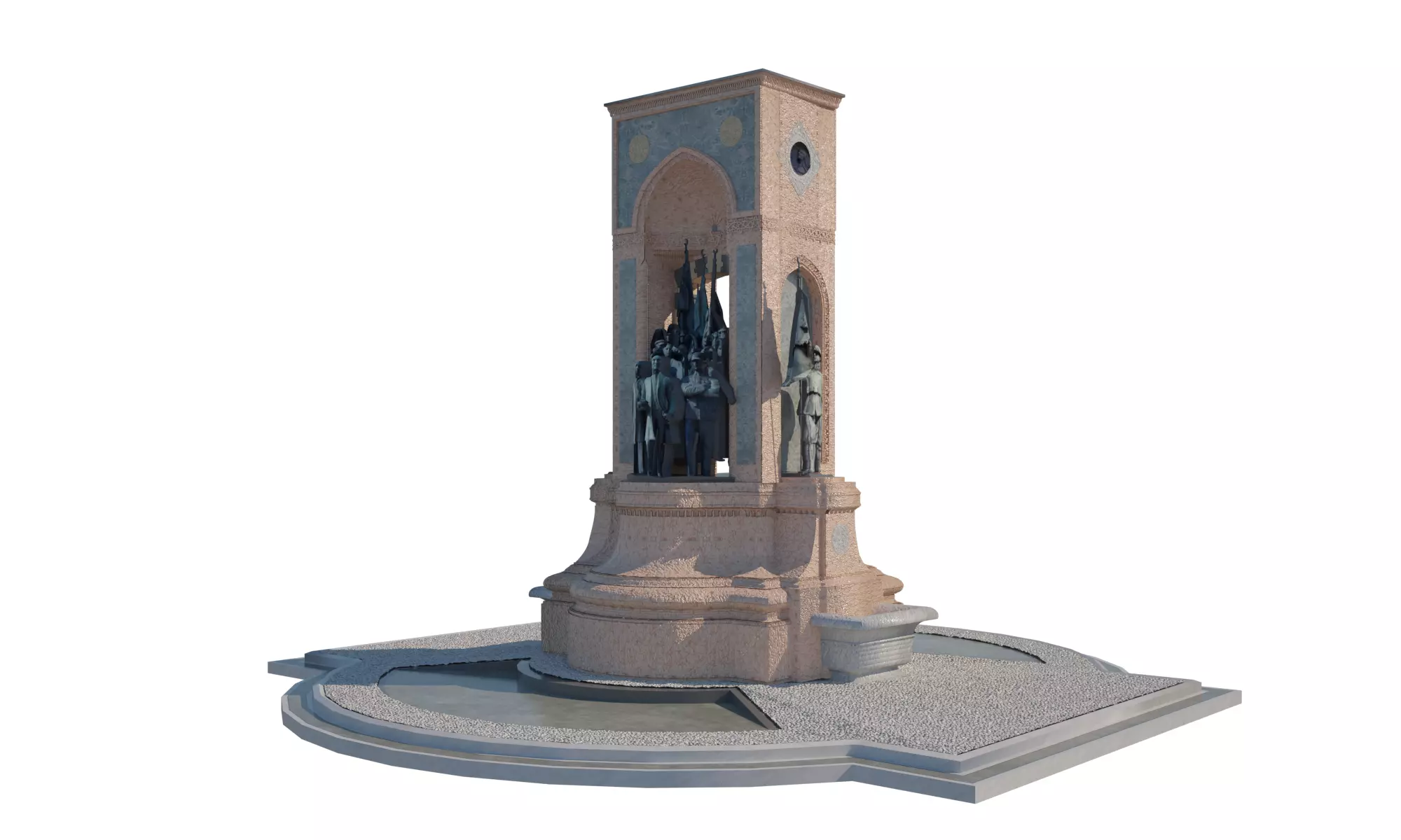 3d model taksim monument 3D model_0