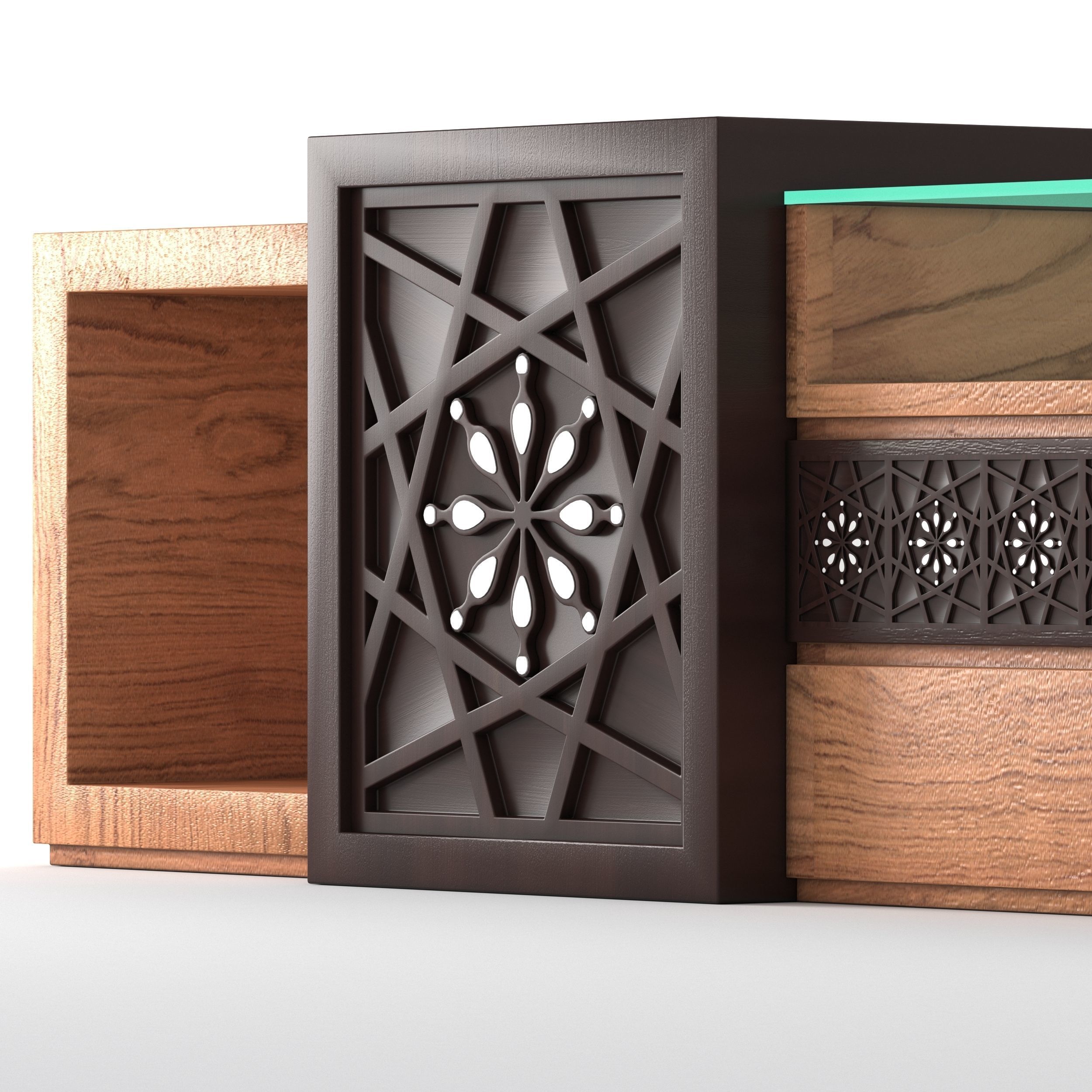 table001 arabic coffee table 3D model_1