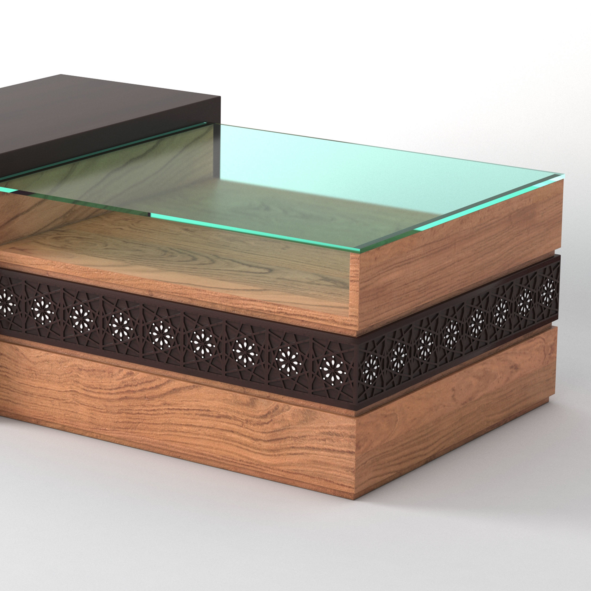 table001 arabic coffee table 3D model_2