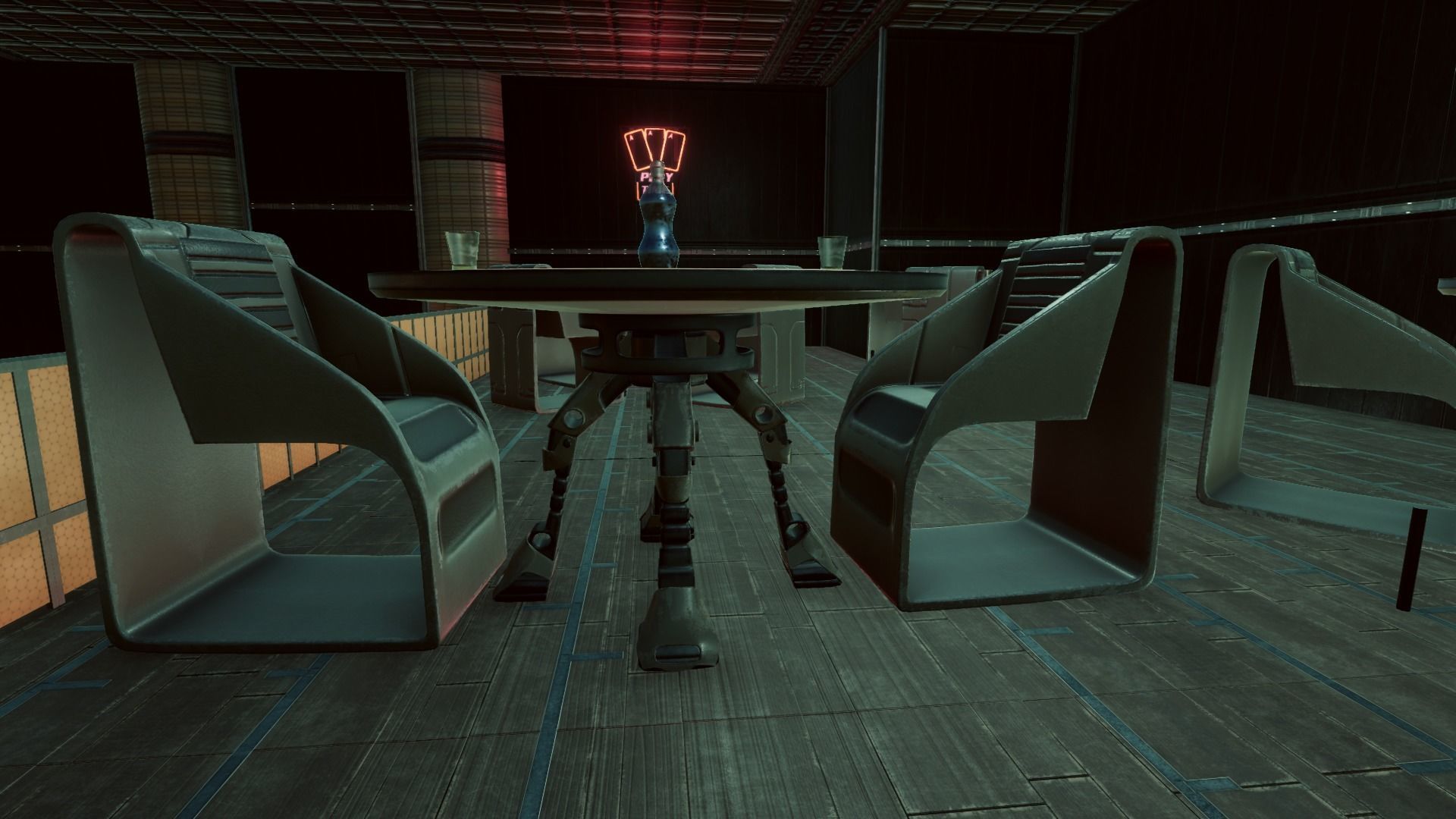 Artsate - Futuristic Bar Environment Low-poly 3D model_6