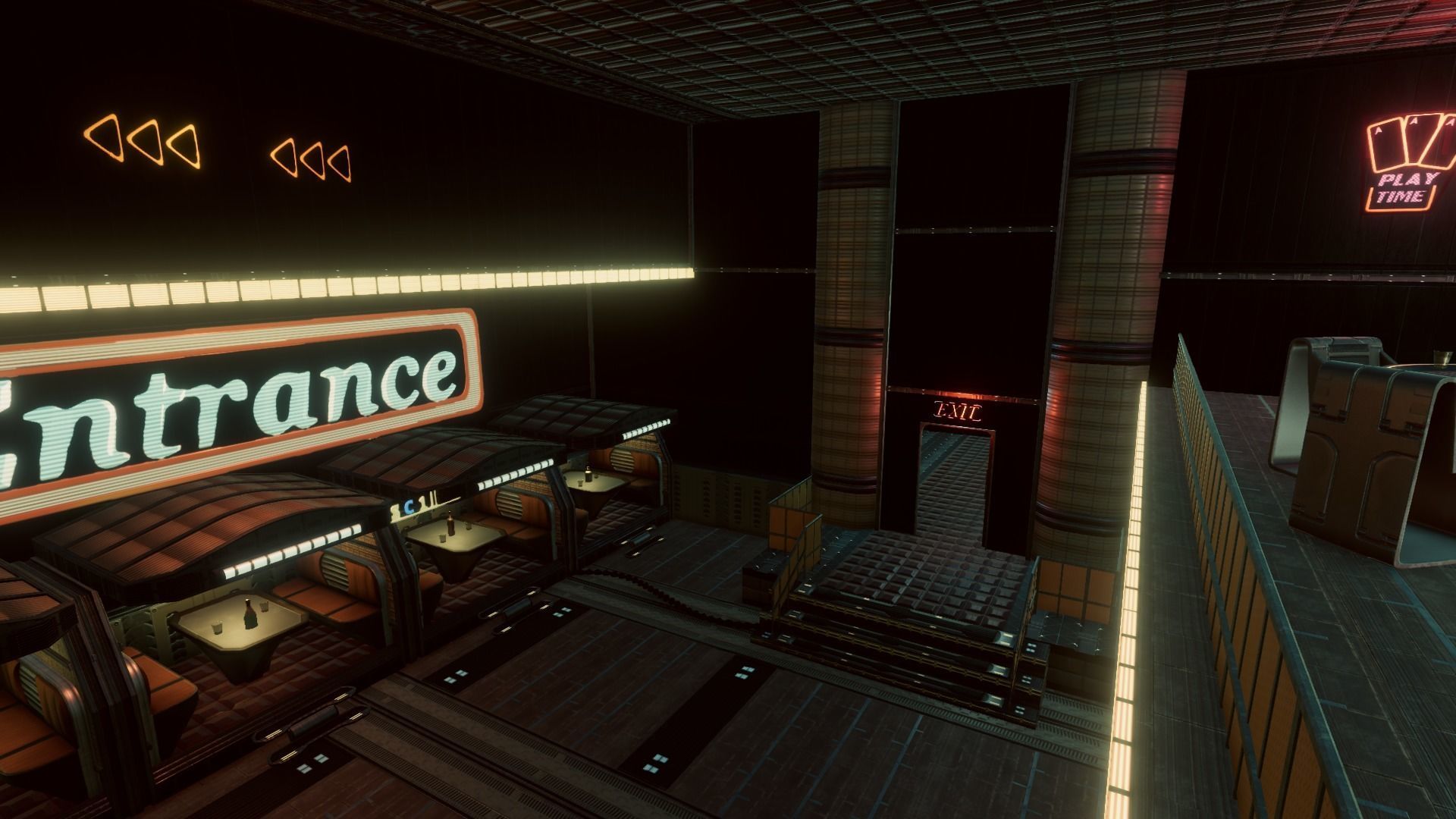 Artsate - Futuristic Bar Environment Low-poly 3D model_9