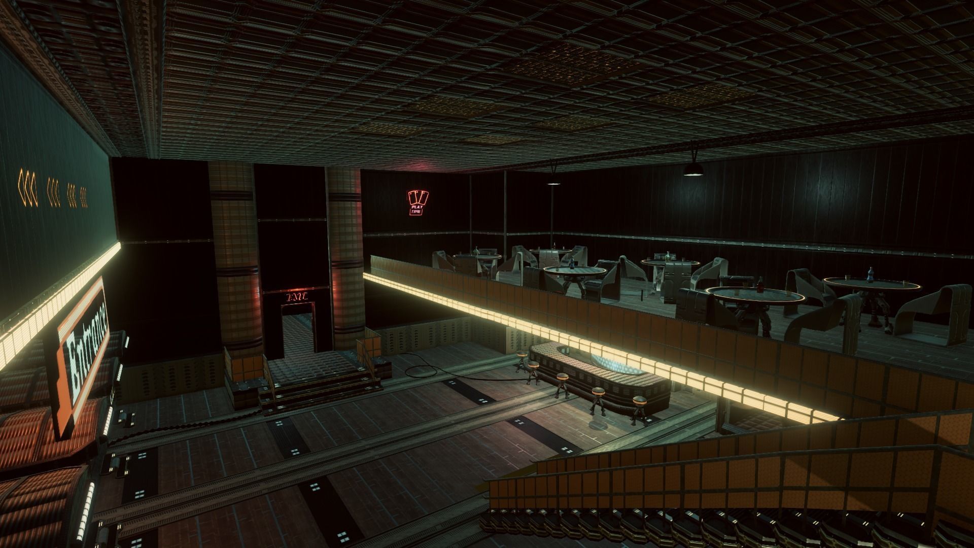 Artsate - Futuristic Bar Environment Low-poly 3D model_5