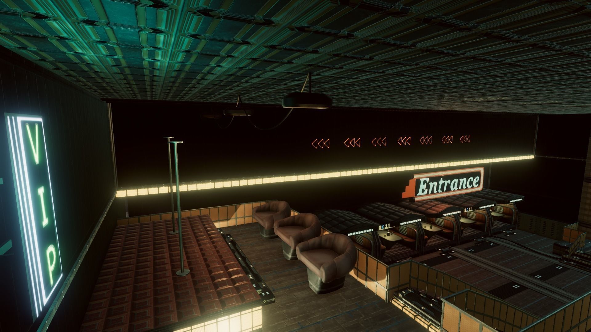 Artsate - Futuristic Bar Environment Low-poly 3D model_4