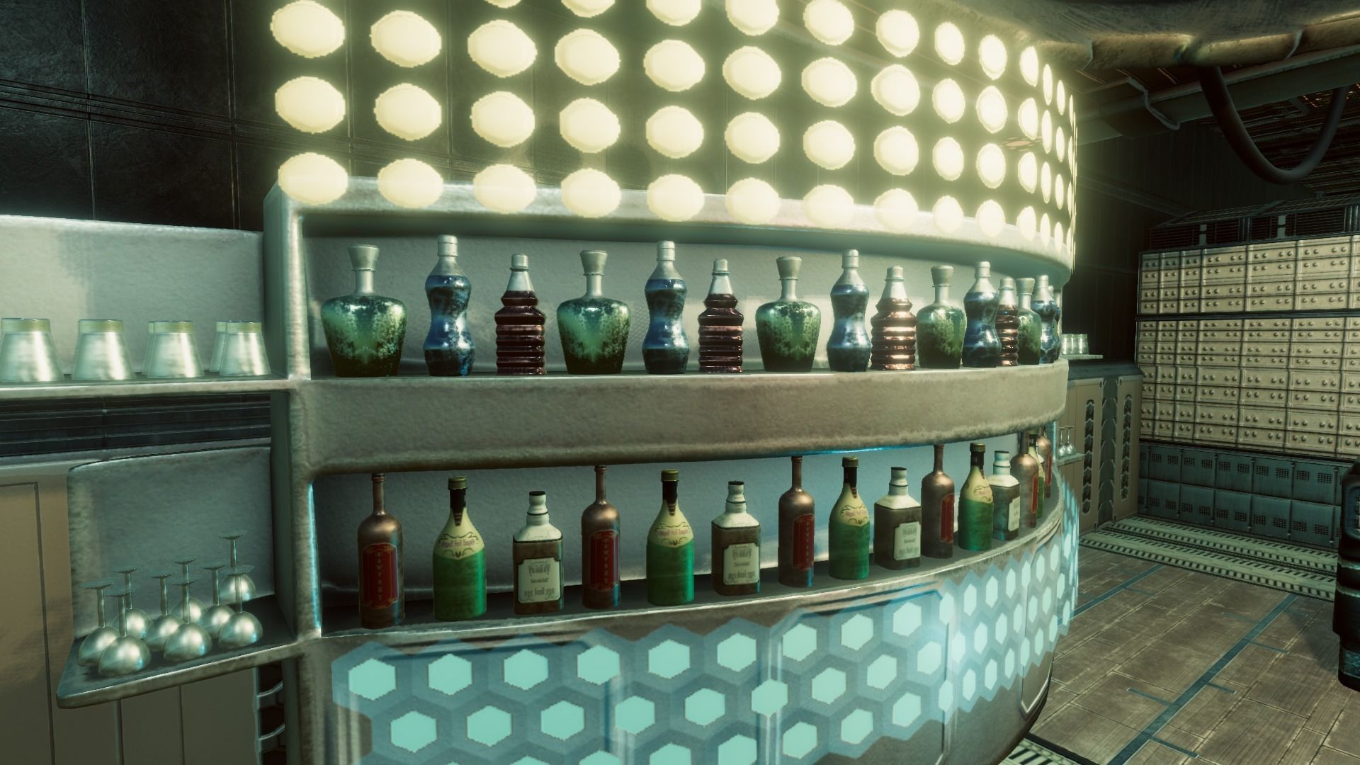 Artsate - Futuristic Bar Environment Low-poly 3D model_8