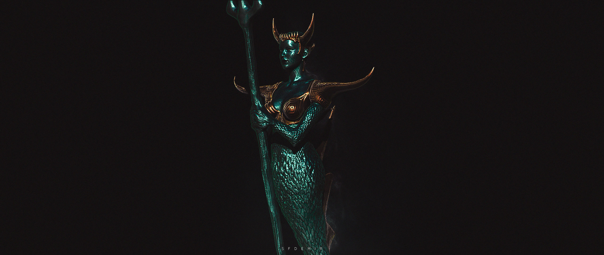 Siren Queen Anemone 3D model_9